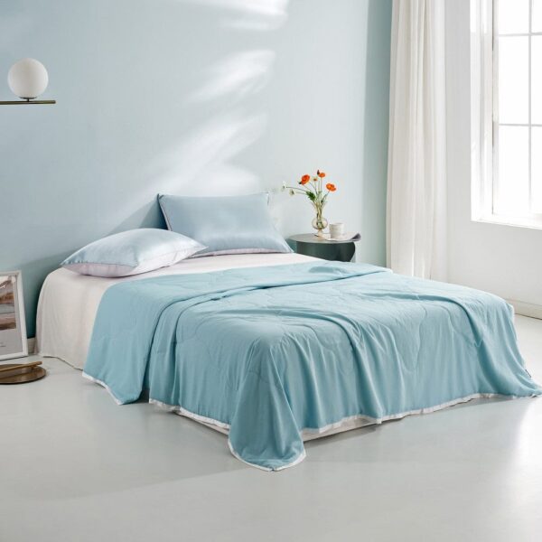 Summer Washable Cool Silk Filled Blanket - Image 17