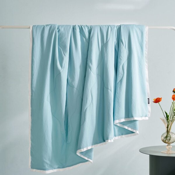 Summer Washable Cool Silk Filled Blanket - Image 15