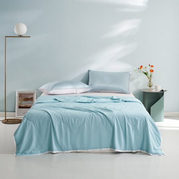 Summer Washable Cool Silk Filled Blanket - Image 16