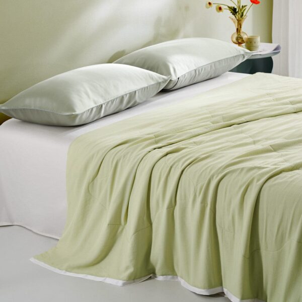 Summer Washable Cool Silk Filled Blanket - Image 5