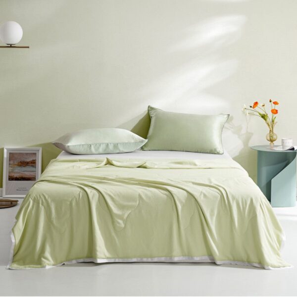 Summer Washable Cool Silk Filled Blanket - Image 2