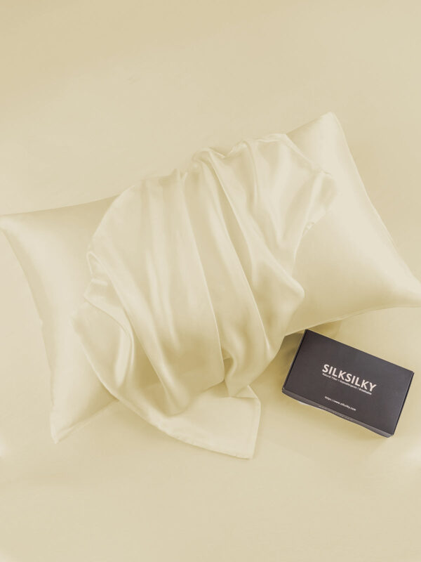 30Momme Luxurious 100% Silk Pillowcase - Hidden Zipper - Image 48