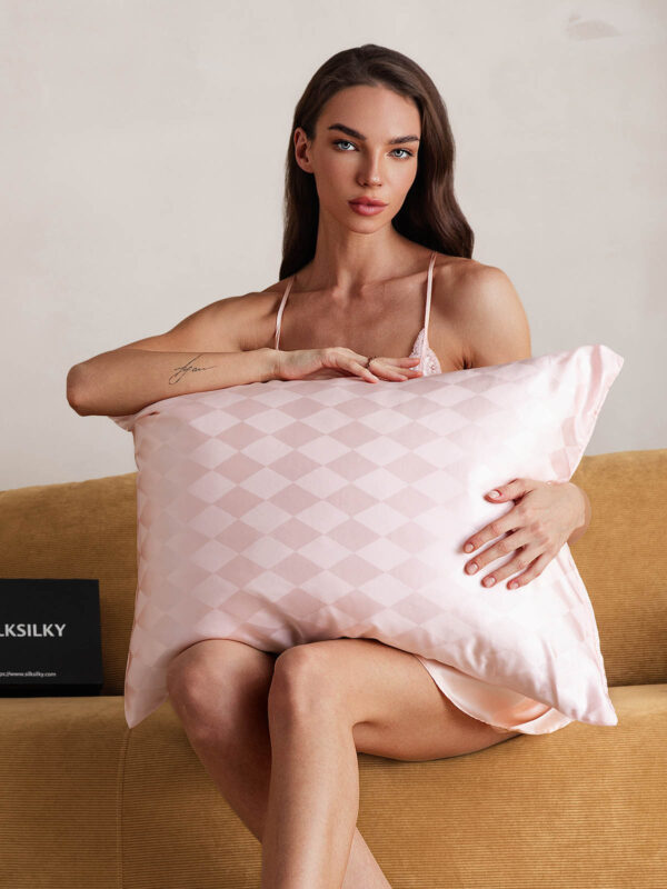 100% Organic Pure Silk Printed Pillowcase - Image 4