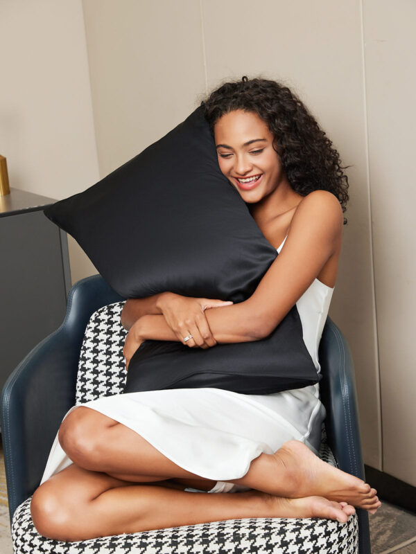 19Momme 100% Mulberry Silk Pillowcase - Hidden Zipper - Image 19