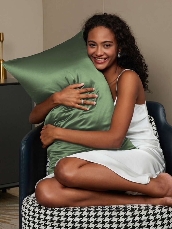 30Momme Luxurious 100% Silk Pillowcase - Hidden Zipper - Image 64
