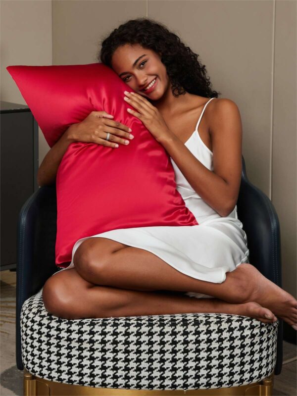 22Momme 100% Pure Silk Pillowcase - Hidden Zipper - Image 69