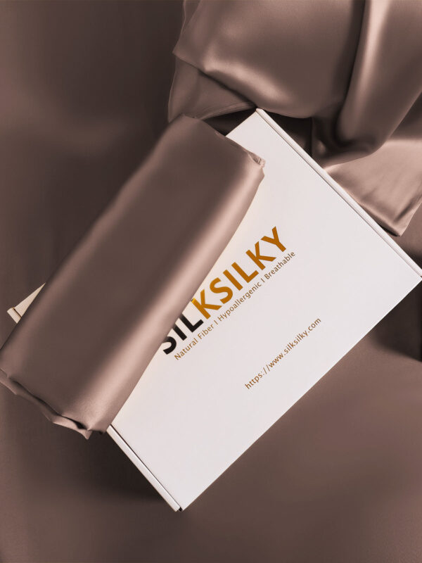 19Momme 100% Mulberry Silk Pillowcase - Hidden Zipper - Image 162