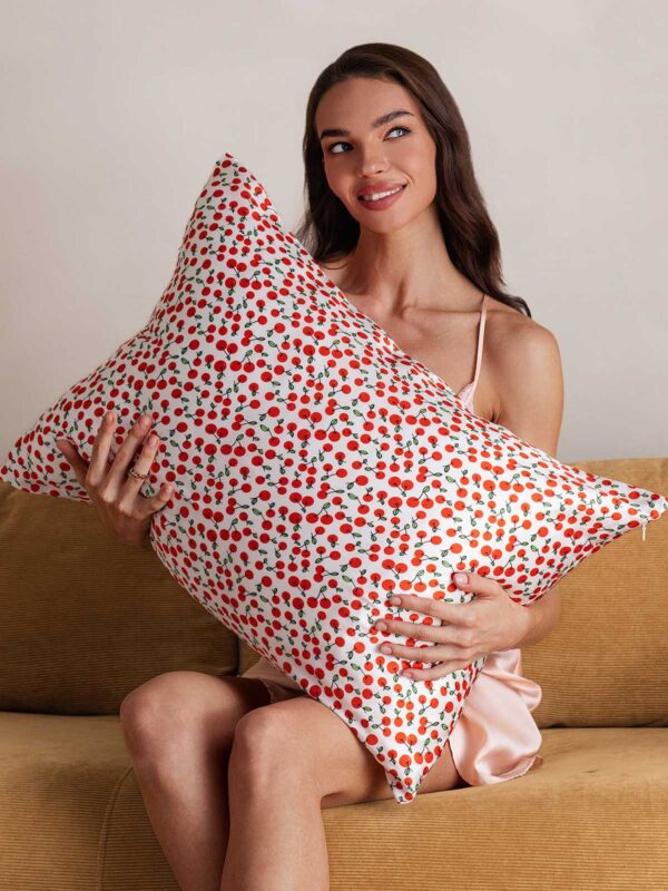 100% Organic Pure Silk Printed Pillowcase - Image 29