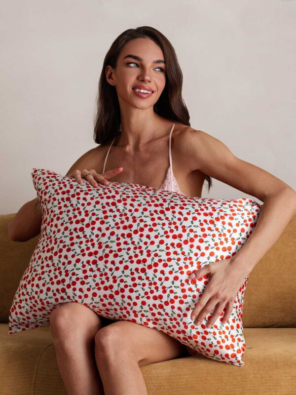 100% Organic Pure Silk Printed Pillowcase - Image 35