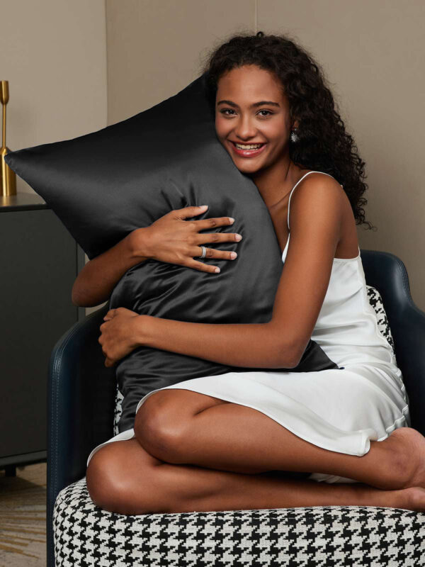 19Momme 100% Mulberry Silk Pillowcase - Envelope Closure - Image 27