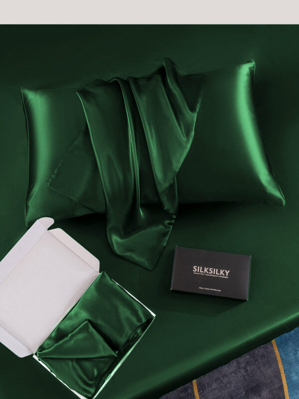 30Momme Luxurious 100% Silk Pillowcase - Envelope - Image 13