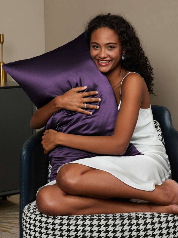 30Momme Luxurious 100% Silk Pillowcase - Hidden Zipper - Image 52