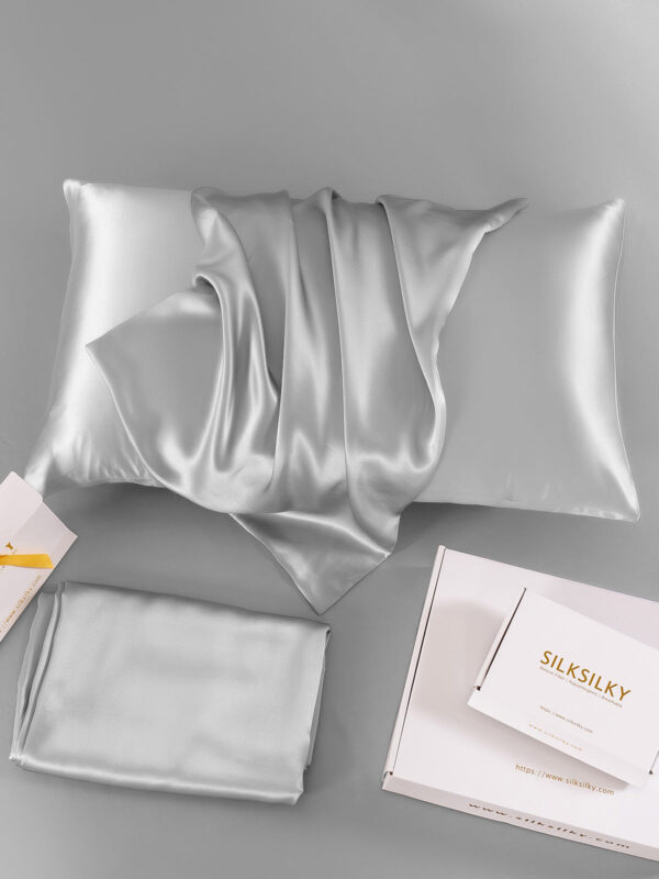 19Momme 100% Mulberry Silk Pillowcase - Envelope Closure - Image 73