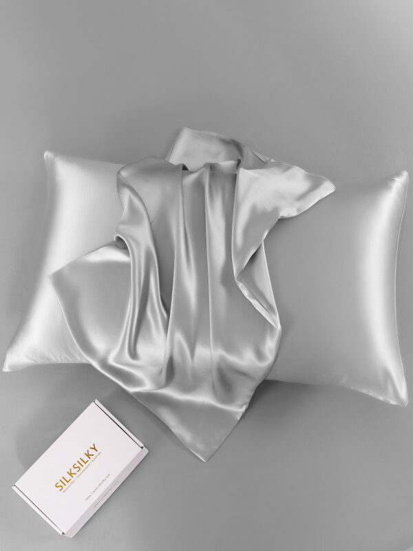 22Momme 100% Pure Silk Pillowcase - Hidden Zipper - Image 42