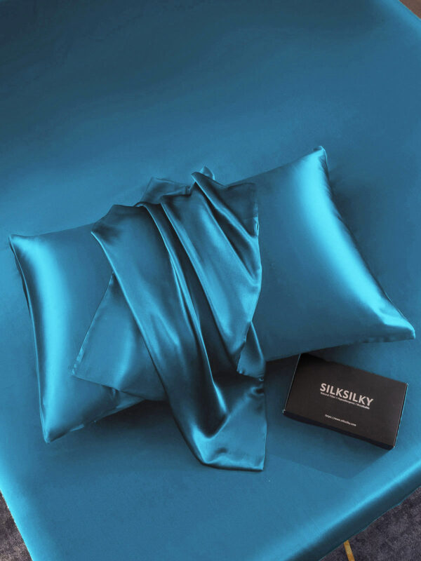 19Momme 100% Mulberry Silk Pillowcase - Hidden Zipper - Image 95