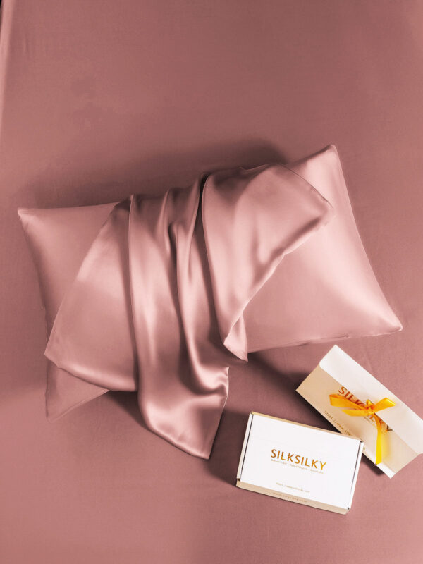 30Momme Luxurious 100% Silk Pillowcase - Hidden Zipper - Image 60