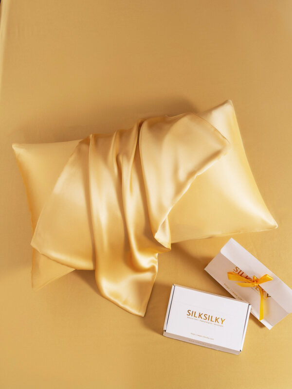 19Momme 100% Mulberry Silk Pillowcase - Hidden Zipper - Image 79