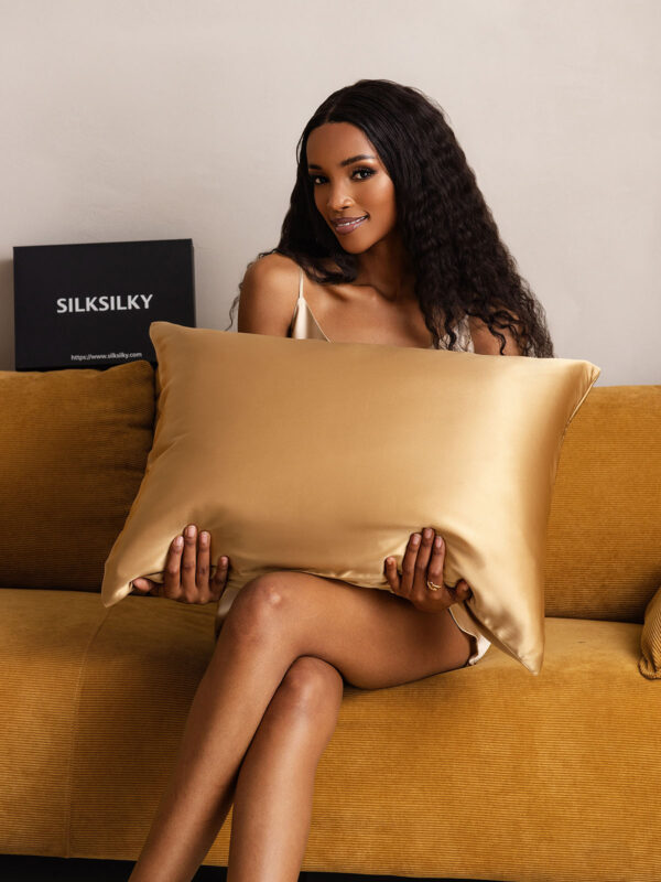 19Momme 100% Mulberry Silk Pillowcase - Envelope Closure - Image 181