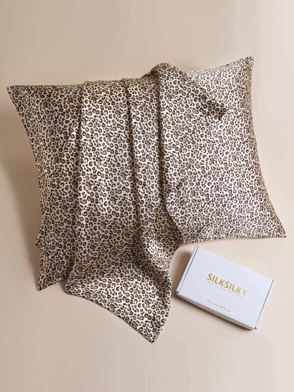 19Momme 100% Mulberry Silk Pillowcase - Snowbud Lily - Image 13