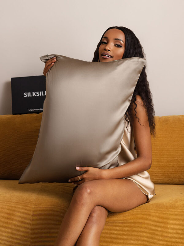 19Momme 100% Mulberry Silk Pillowcase - Envelope Closure - Image 175