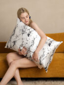 19Momme 100% Mulberry Silk Pillowcase - Snowbud Lily