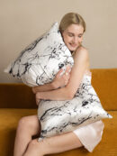 19Momme 100% Mulberry Silk Pillowcase - Snowbud Lily