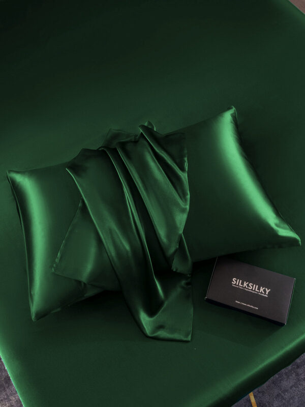 30Momme Luxurious 100% Silk Pillowcase - Hidden Zipper - Image 18
